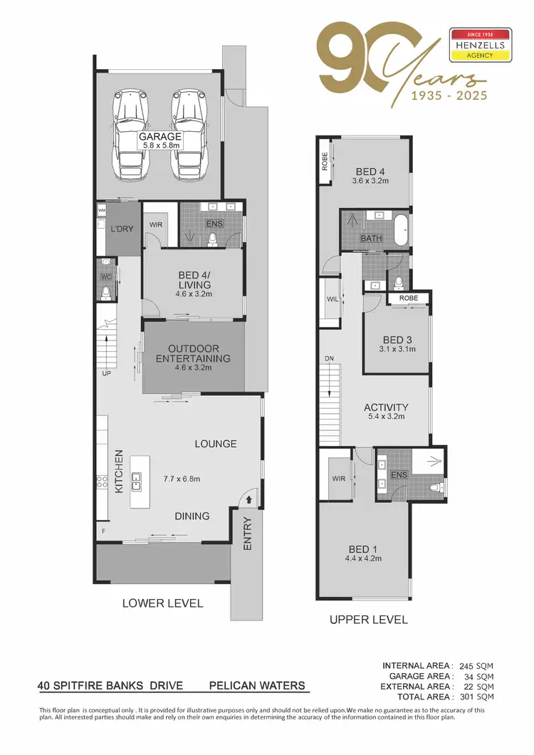 Floorplan of Homely house listing, 40 Spitfire Banks Drive, Pelican Waters QLD 4551