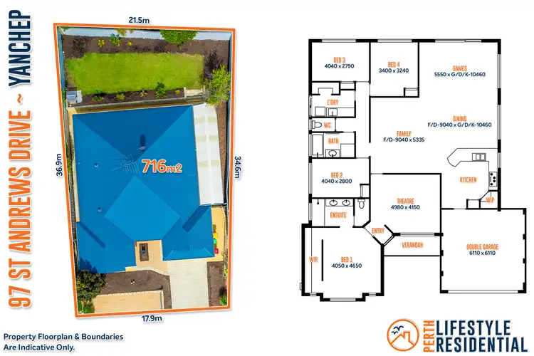 Floorplan of Homely house listing, 97 St Andrews Drive, Yanchep WA 6035