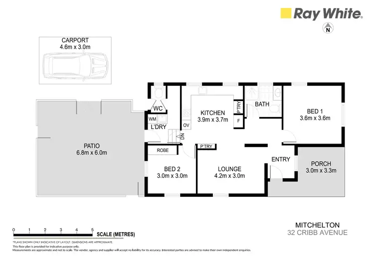 Floorplan of Homely house listing, 32 Cribb Avenue, Mitchelton QLD 4053