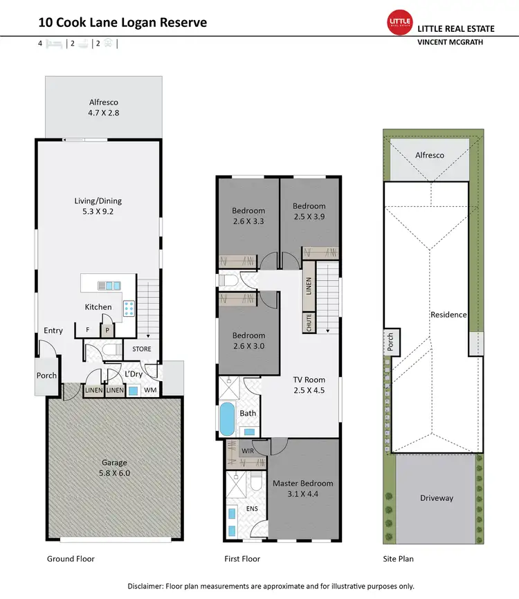 Floorplan of Homely house listing, 10 Cook Lane, Logan Reserve QLD 4133