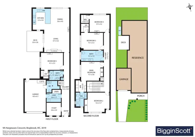Floorplan of Homely townhouse listing, 9A Hargreaves Crescent, Braybrook VIC 3019