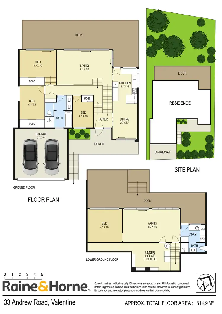 Floorplan of Homely house listing, 33 Andrew Road, Valentine NSW 2280