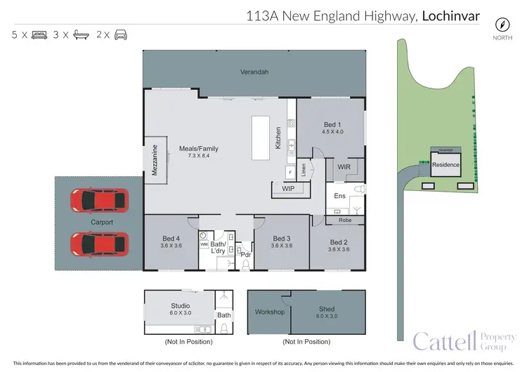 Floorplan of Homely house listing, 113A New England Highway, Lochinvar NSW 2321
