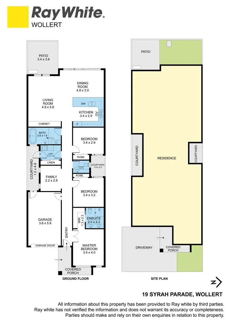 Floorplan of Homely house listing, 19 Syrah Parade, Wollert VIC 3750