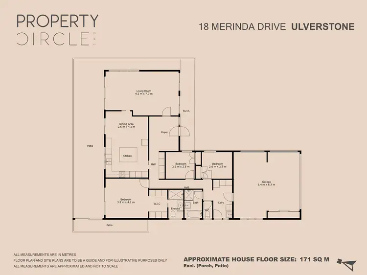 Floorplan of Homely house listing, 18 Merinda Drive, Ulverstone TAS 7315