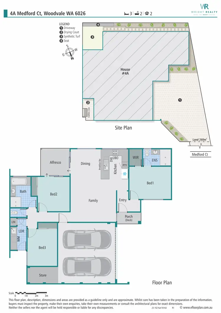 Floorplan of Homely house listing, 4A Medford Court, Woodvale WA 6026