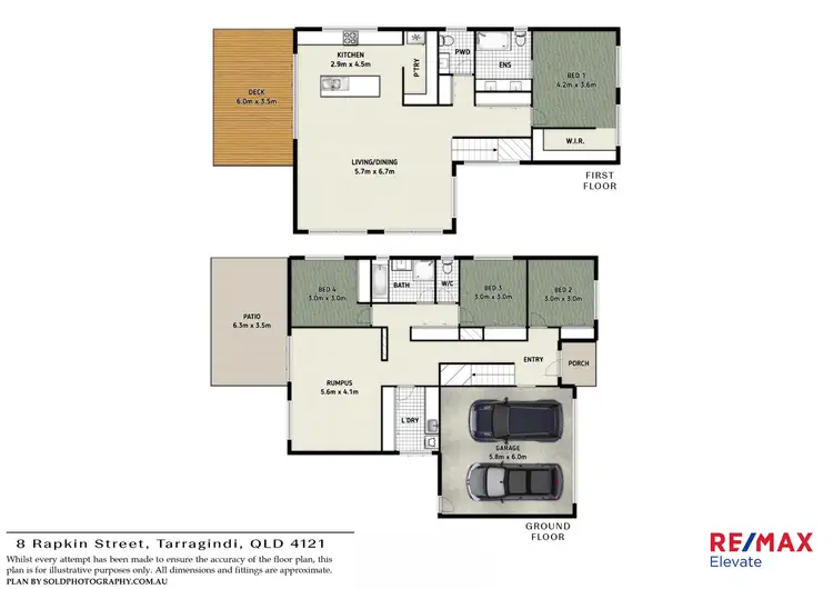 Floorplan of Homely house listing, 8 Rapkin Street, Tarragindi QLD 4121