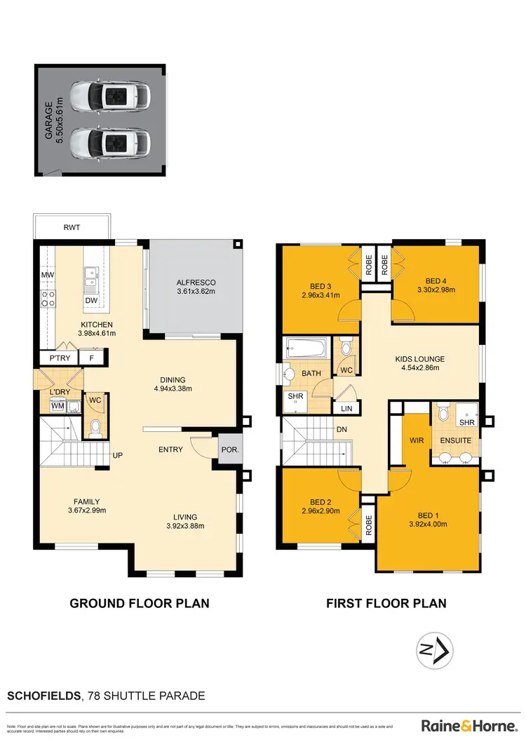 Floorplan of Homely house listing, 78 Shuttle Parade, Schofields NSW 2762