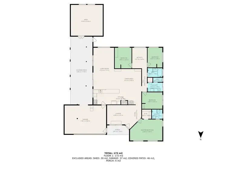 Floorplan of Homely house listing, 4 Sparrow Crescent, Broadwater WA 6280