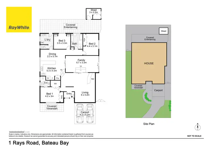 Floorplan of Homely house listing, 1 Rays Road, Bateau Bay NSW 2261