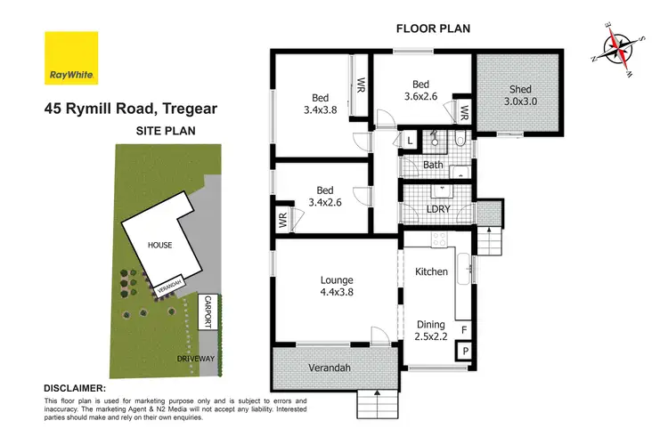 Floorplan of Homely house listing, 45 Rymill Road, Tregear NSW 2770