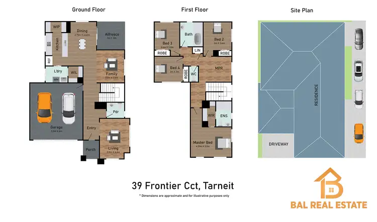 Floorplan of Homely house listing, 39 Frontier Circuit, Tarneit VIC 3029