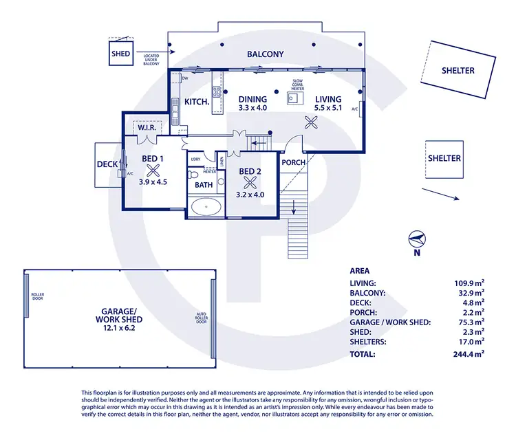 Floorplan of Homely house listing, 111 Upper Sturt Road, Upper Sturt SA 5156