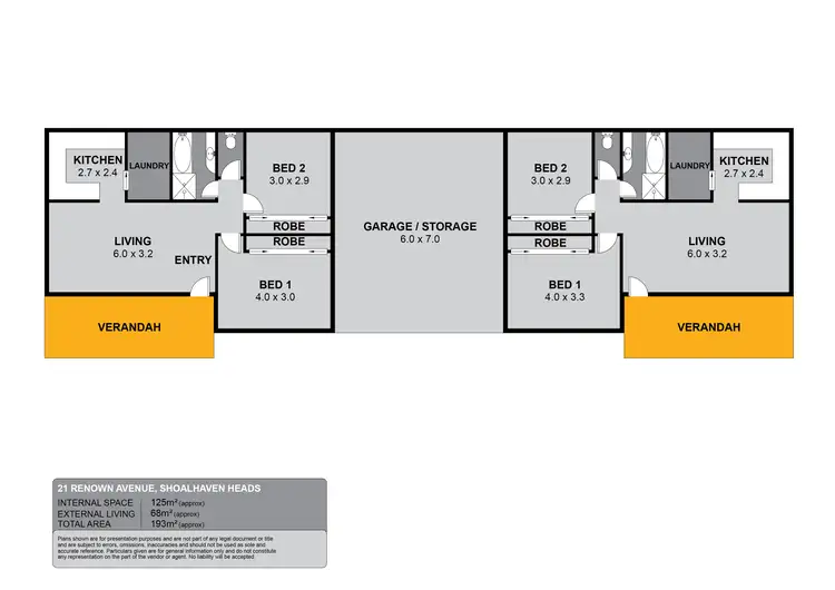 Floorplan of Homely house listing, 21 Renown Avenue, Shoalhaven Heads NSW 2535