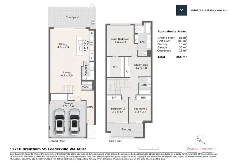 Floorplan of Homely house listing, 12/18 Brentham Street, Leederville WA 6007