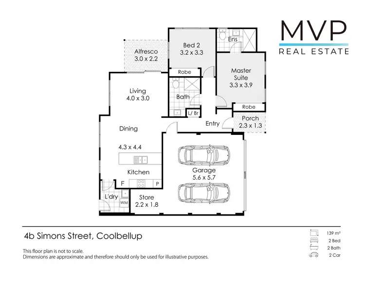 Floorplan of Homely house listing, 4B Simons Street, Coolbellup WA 6163