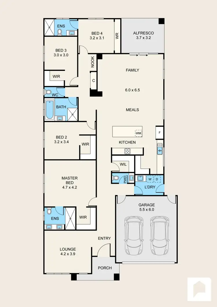 Floorplan of Homely house listing, Address available on request