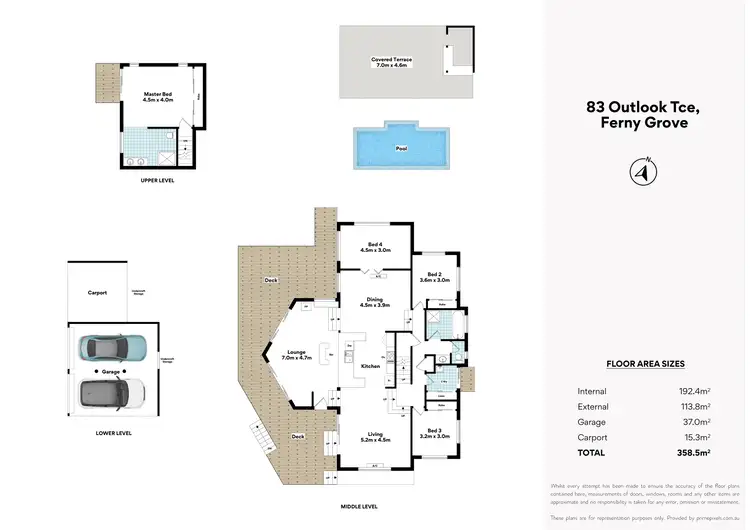 Floorplan of Homely house listing, 83 Outlook Terrace, Ferny Grove QLD 4055