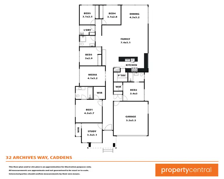 Floorplan of Homely house listing, 32 Archives Way, Caddens NSW 2747