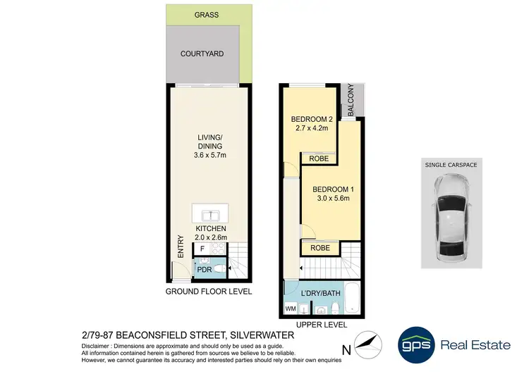 Floorplan of Homely apartment listing, 2/79-87 Beaconsfield Street, Silverwater NSW 2128