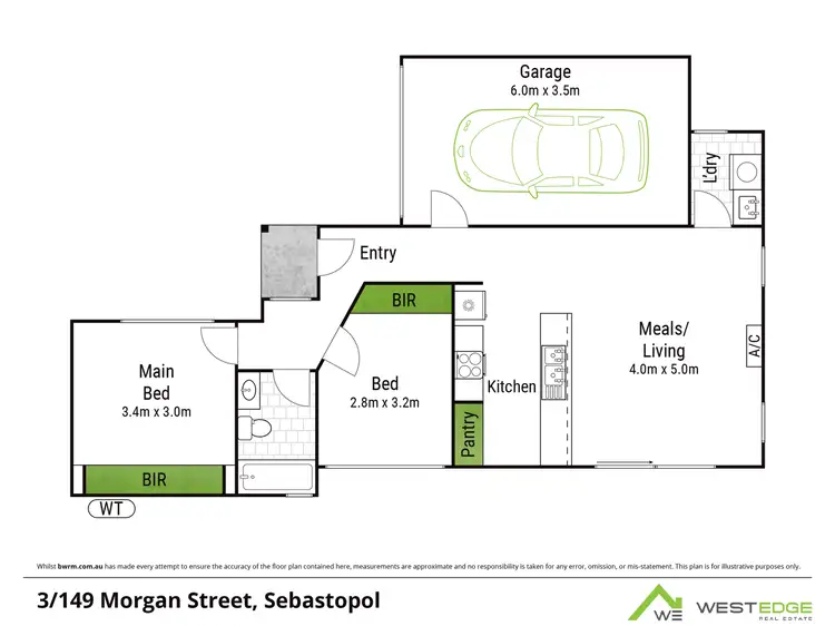 Floorplan of Homely unit listing, 3/149 Morgan Street, Sebastopol VIC 3356