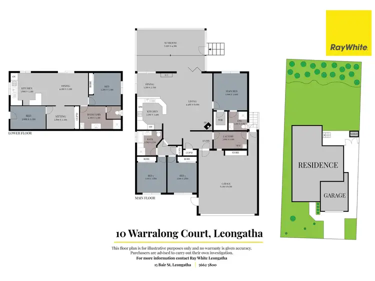 Floorplan of Homely house listing, 10 Warralong Court, Leongatha VIC 3953