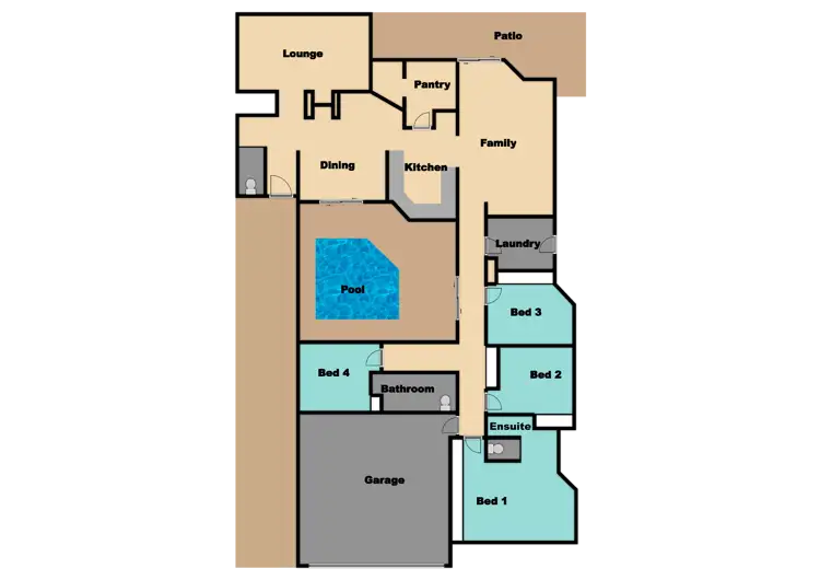 Floorplan of Homely house listing, 17 Bell Avenue, Dubbo NSW 2830