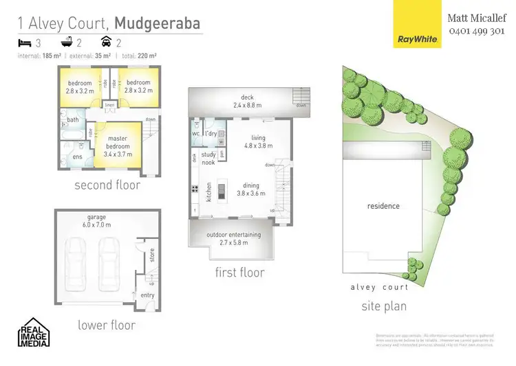 Floorplan of Homely townhouse listing, 6/1 Alvey Court, Mudgeeraba QLD 4213