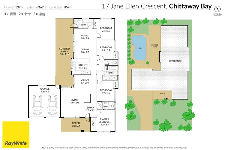 Floorplan of Homely house listing, 17 Jane Ellen Crescent, Chittaway Bay NSW 2261