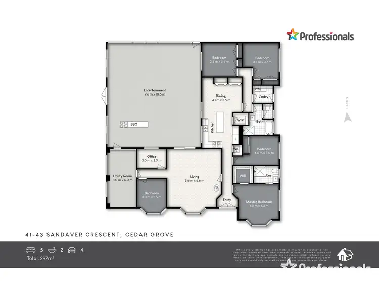 Floorplan of Homely house listing, 41-43 Sandaver Crescent, Cedar Grove QLD 4285