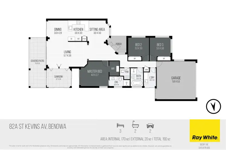 Floorplan of Homely house listing, 82A Saint Kevins Avenue, Benowa QLD 4217