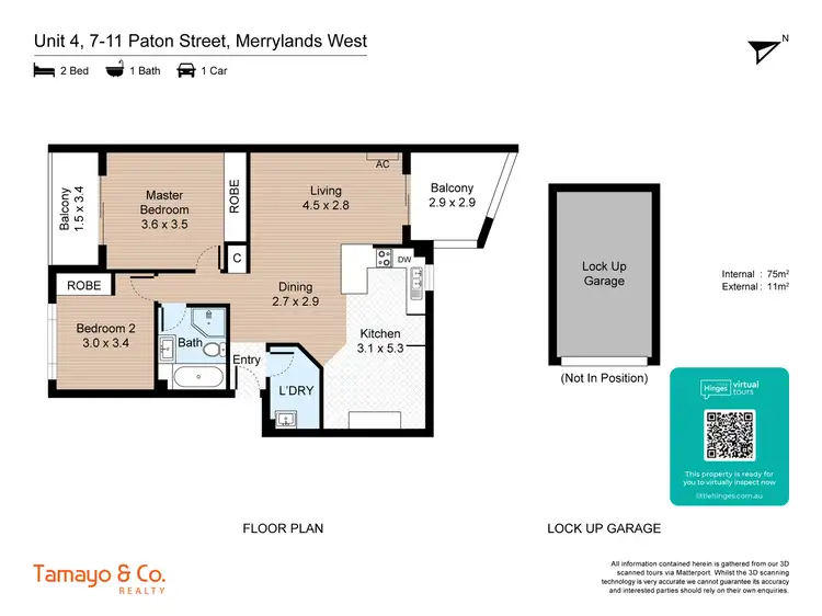 Floorplan of Homely unit listing, 4/7-11 Paton Street, Merrylands NSW 2160