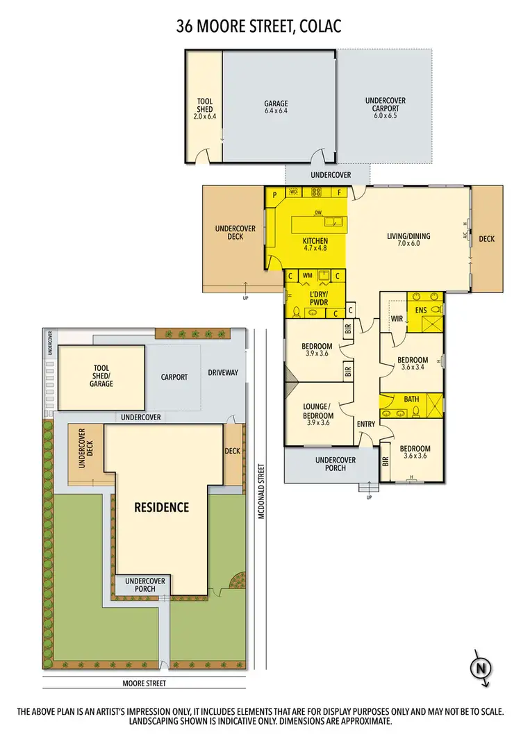 Floorplan of Homely house listing, 36 Moore Street, Colac VIC 3250