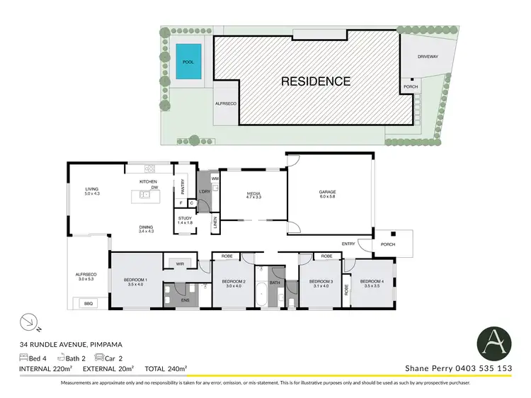 Floorplan of Homely house listing, 34 Rundle Avenue, Pimpama QLD 4209