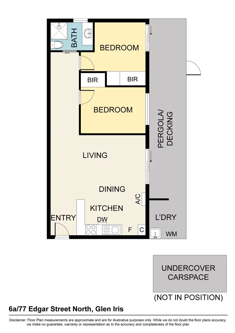 Floorplan of Homely flat listing, 6a/77 Edgar Street North, Glen Iris VIC 3146