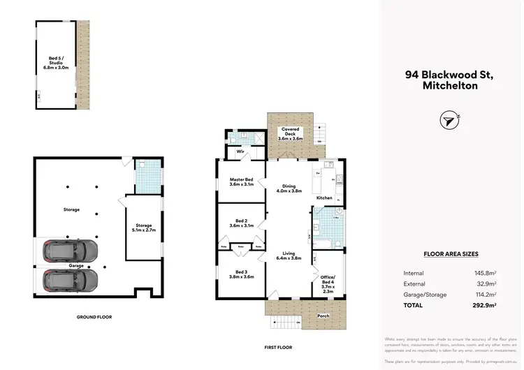 Floorplan of Homely house listing, 94 Blackwood Street, Mitchelton QLD 4053