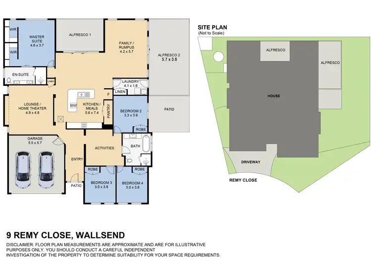 Floorplan of Homely house listing, 9 Remy Close, Wallsend NSW 2287