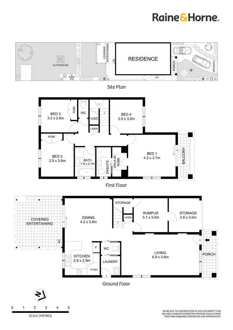 Floorplan of Homely semi-detached listing, 32 Payten Avenue, Roselands NSW 2196