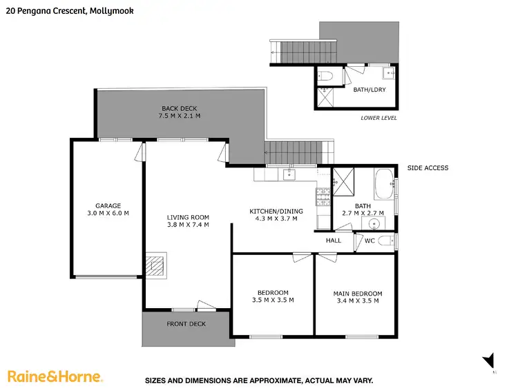 Floorplan of Homely house listing, 20 Pengana Crescent, Mollymook NSW 2539
