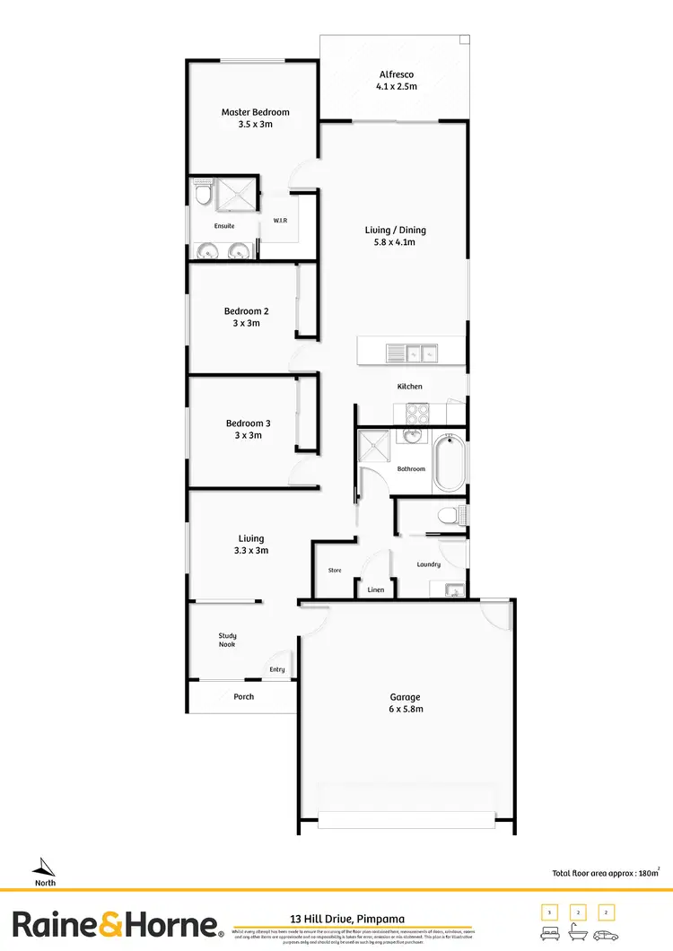 Floorplan of Homely house listing, 13 Hill Drive, Pimpama QLD 4209
