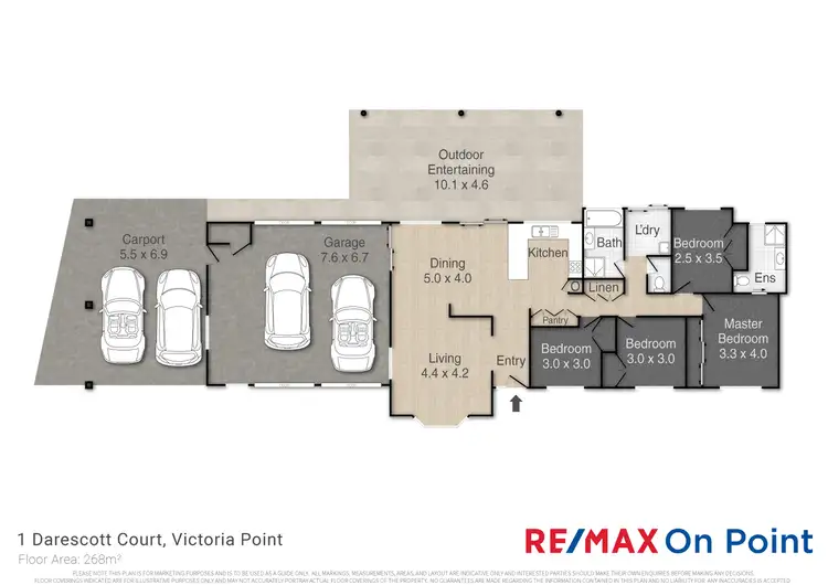 Floorplan of Homely house listing, 1 Darescott Court, Victoria Point QLD 4165