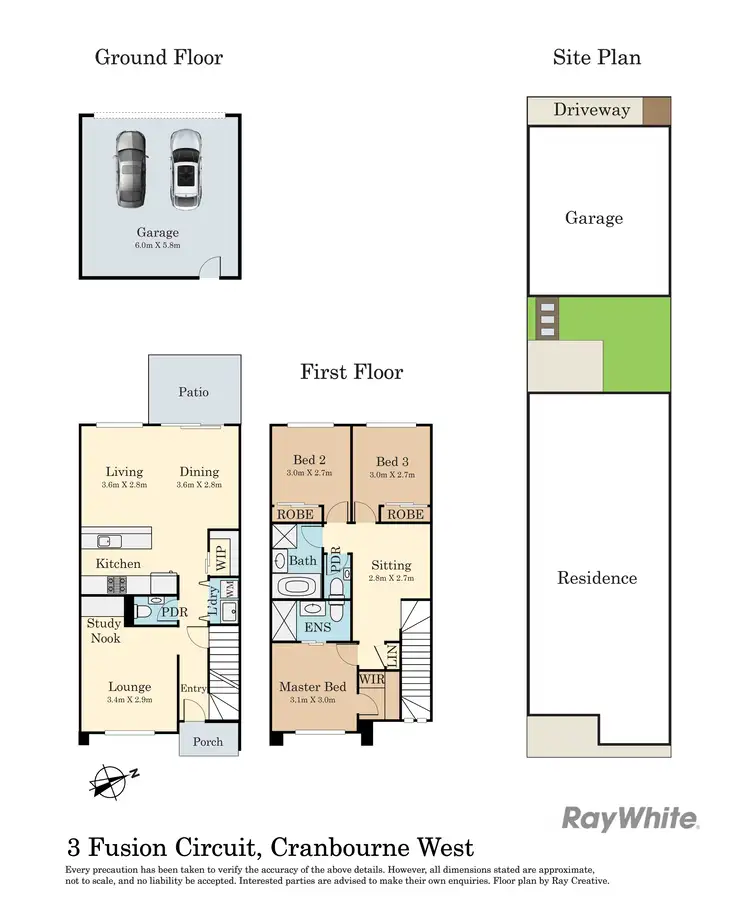 Floorplan of Homely house listing, 3 Fusion Circuit, Cranbourne West VIC 3977