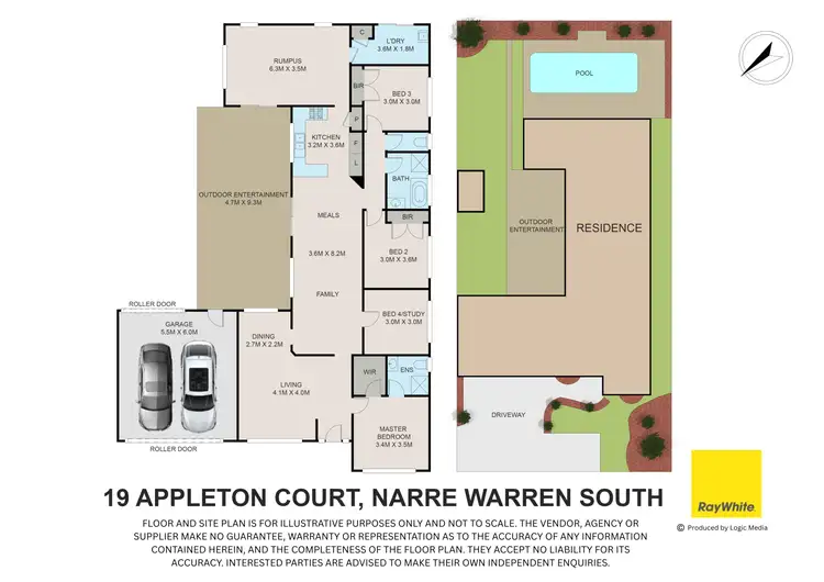 Floorplan of Homely house listing, 19 Appleton Court, Narre Warren South VIC 3805
