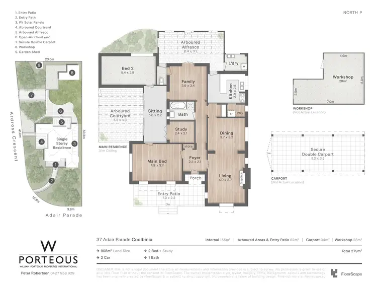 Floorplan of Homely house listing, 37 Adair Parade, Coolbinia WA 6050