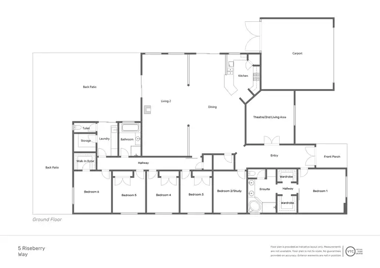 Floorplan of Homely house listing, 5 Riseberry Way, Somerville WA 6430