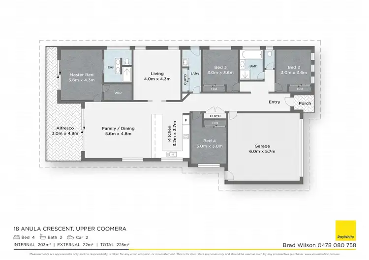 Floorplan of Homely house listing, 18 Anula Crescent, Upper Coomera QLD 4209
