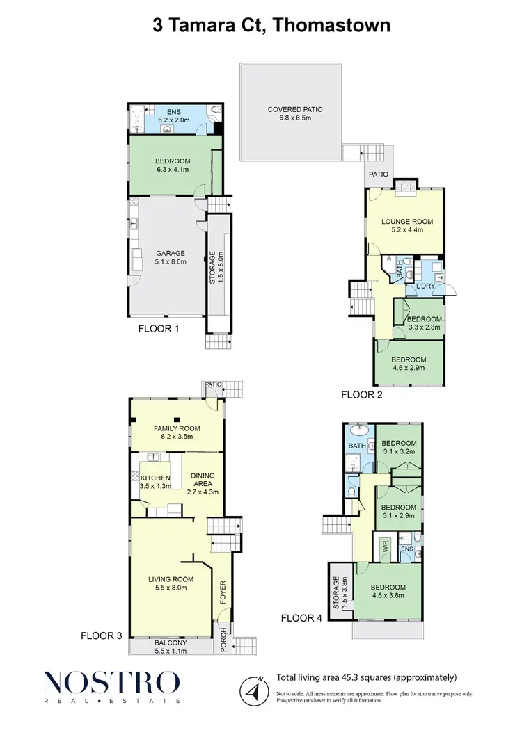 Floorplan of Homely house listing, 3 Tamara Court, Thomastown VIC 3074