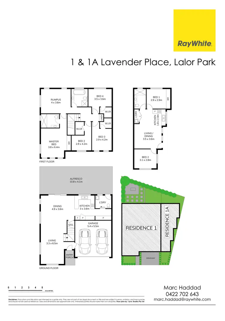 Floorplan of Homely house listing, 1 & 1A Lavender Place, Lalor Park NSW 2147