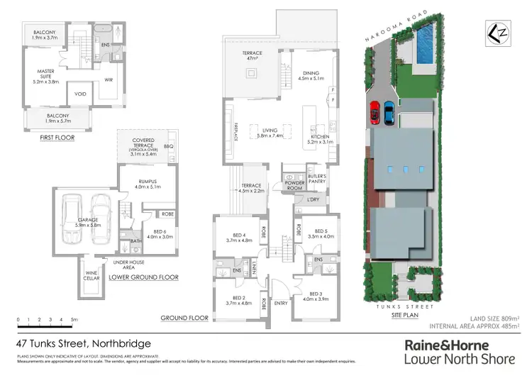 Floorplan of Homely house listing, 47 Tunks Street, Northbridge NSW 2063