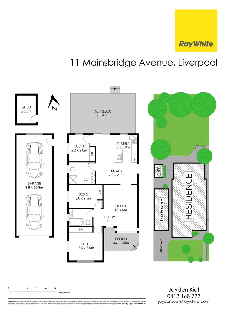 Floorplan of Homely house listing, 11 Mainsbridge Avenue, Liverpool NSW 2170